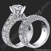 Jewelers Above And Beyond with More Than 4 Carats of Huge Top Quality Round Diamonds