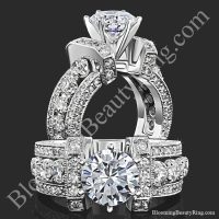 The Show Stopper – 2.0 ctw Statement Diamond Engagement Ring Setting – BBR-332-1